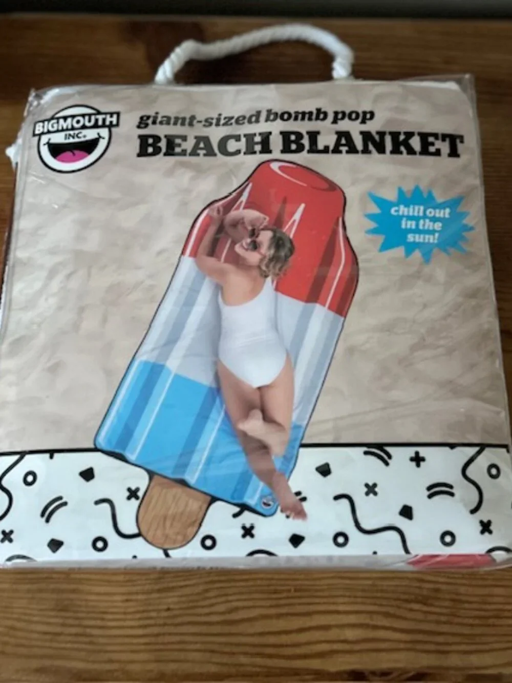 Big Mouth Inc. Giant Ice Pop Beach Blanket-NWT